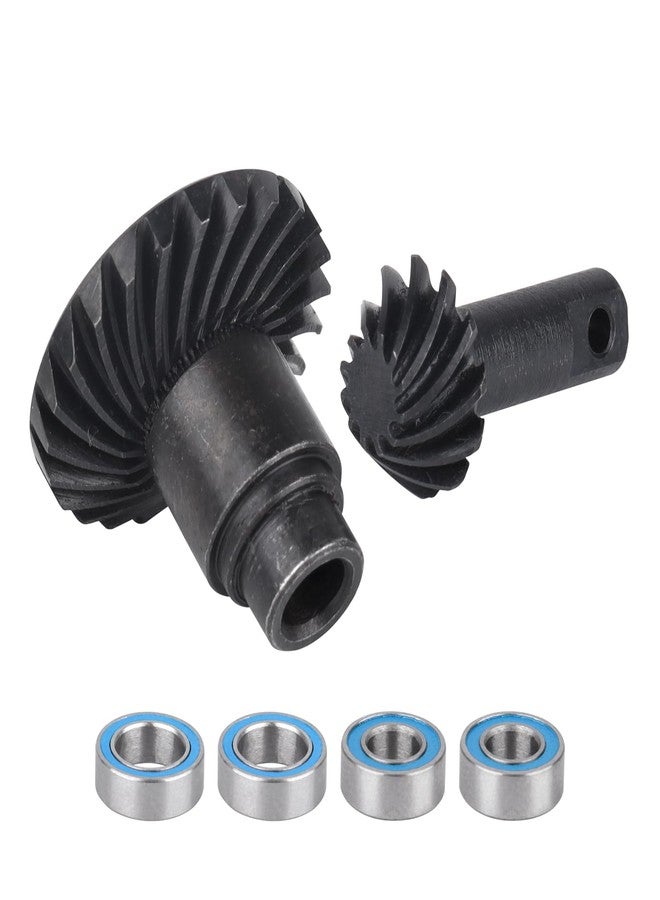 AllinRC 24T/12T Steel Helical Gear Set Front Rear Axles for 1/18 Traxxas TRX4M Crawler RC Car Upgrades - Image 1